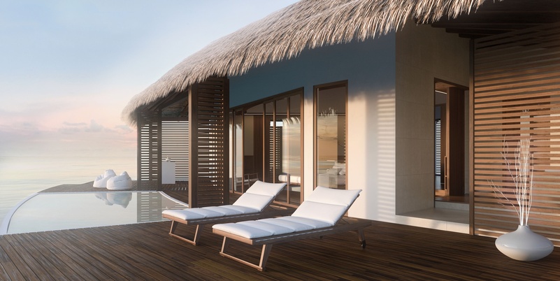 Cinnamon Velifushi Maldives Водная Вилла С Собсьвенной Террасой И Бассейном